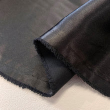 Load image into Gallery viewer, Lightweight Polyester Satin - Black