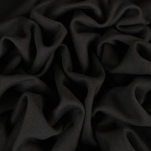 Load image into Gallery viewer, Heavy Cotton Loop Back Sweatshirt Knit 400gsm - Black