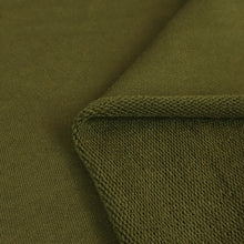 Load image into Gallery viewer, Heavy Cotton Loop Back Sweatshirt Knit 400gsm - Khaki