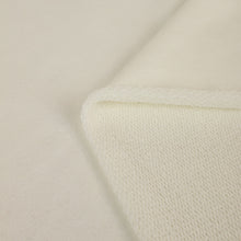 Load image into Gallery viewer, Heavy Cotton Loop Back Sweatshirt Knit 400gsm - White