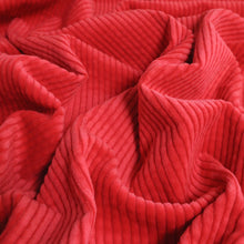 Load image into Gallery viewer, 6 Wale Cotton Corduroy - Red