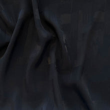 Load image into Gallery viewer, Abstract Jacquard Satin - Black