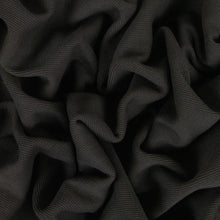 Load image into Gallery viewer, Cotton Spandex Tubular Ribbing - Alessi Black