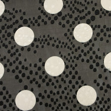 Load image into Gallery viewer, Jacquard Spot Chiffon Deadstock - Apollo Black