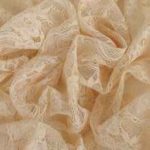 Load image into Gallery viewer, Cotton Nylon Floral Lace Deadstock – Aquila Beige