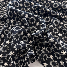 Load image into Gallery viewer, Betty Broderie Embroidered Cotton Deadstock - Black