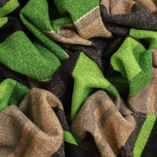 Load image into Gallery viewer, Bold Stripe Loop Back Stretch Knit - Lime, Beige & Black