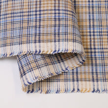 Load image into Gallery viewer, Yarn Dyed Linen Plaid - Taupe