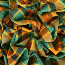 Load image into Gallery viewer, Brushed Cotton Plaid Deadstock - Orange Tartan