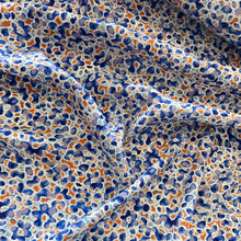 Load image into Gallery viewer, Carousel Printed Viscose Crepe - Blue