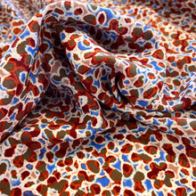 Load image into Gallery viewer, Carousel Printed Viscose Crepe - Wine