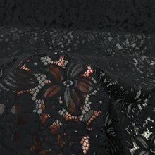 Load image into Gallery viewer, Embroidered Lace Designer End – Chelsea Black