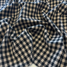 Load image into Gallery viewer, Classic Yarn Dyed Gingham Cotton - Black