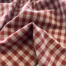 Load image into Gallery viewer, Classic Yarn Dyed Gingham Cotton - Sienna