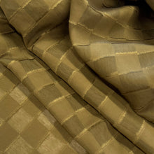 Load image into Gallery viewer, Viscose Nylon Clipped Square Jacquard - Olive