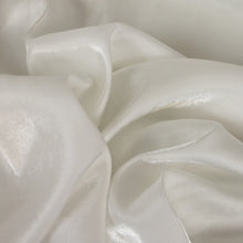 Load image into Gallery viewer, Conga Iridescent Crepe Deadstock - White