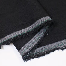 Load image into Gallery viewer, Crosshatch Viscose Linen - Black