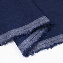 Load image into Gallery viewer, Crosshatch Viscose Linen - Ink