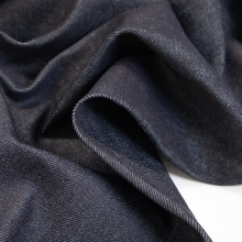 Load image into Gallery viewer, Deadstock 98% Cotton 2% Lycra Denim 12.5oz - Alex Dark Indigo
