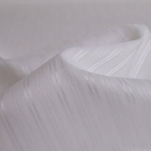 Load image into Gallery viewer, Cotton Jacquard Stripe Shirting - White