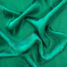Load image into Gallery viewer, Viscose Jacquard Deluxe Satin - Emerald