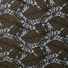 Load image into Gallery viewer, Autunm Leaves Cotton Blend Lace - Khaki