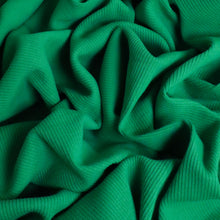 Load image into Gallery viewer, 250gsm Cotton Spandex Rib Knit - Emerald