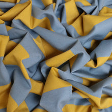 Load image into Gallery viewer, Fresno Cotton Spandex Striped Knit Deadstock - Sky & Marigold