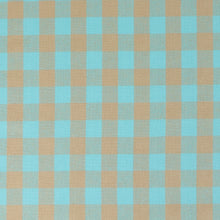 Load image into Gallery viewer, Yarn Dyed Washed Cotton Gingham - Aqua