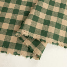 Load image into Gallery viewer, Yarn Dyed Washed Cotton Gingham - Forest
