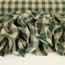 Load image into Gallery viewer, Yarn Dyed Washed Cotton Gingham - Forest