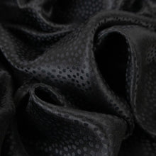Load image into Gallery viewer, Silk Dobby Satin Designer End – Harlem Black