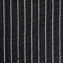 Load image into Gallery viewer, Hurdle Cotton Nylon Pinstripe Shirting - Black