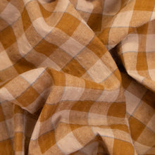 Load image into Gallery viewer, Cotton Linen Check - Ginger (Back Soon!)