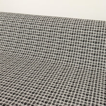 Load image into Gallery viewer, Italian Midweight Stretch Viscose Blend Check - Black & White