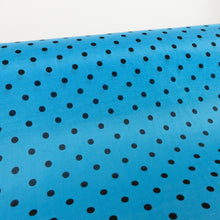 Load image into Gallery viewer, Lightweight Silk Cotton Print Deadstock - Spotty Turquoise