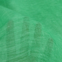 Load image into Gallery viewer, Lightweight Silk Linen Slub Print Deadstock - Minty