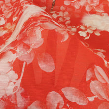 Load image into Gallery viewer, Lightweight Silk Linen Slub Print Deadstock - Peekaboo