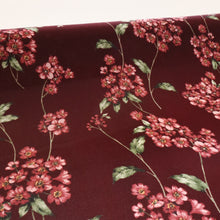 Load image into Gallery viewer, Printed Mesh Jolie Deadstock - Burgundy