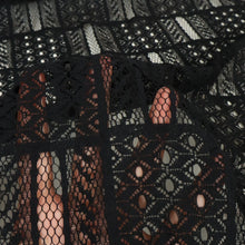 Load image into Gallery viewer, Cotton Nylon Lace Deadstock - Sam Patch Black