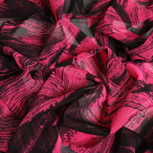 Load image into Gallery viewer, Printed Mesh Deadstock - Fuchsia