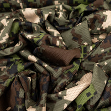 Load image into Gallery viewer, Digital Camo Printed Basketball Mesh Deadstock - Khaki