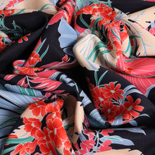 Load image into Gallery viewer, Printed Stretch Knit Deadstock - Aloha Navy