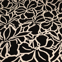 Load image into Gallery viewer, Printed Stretch Knit Deadstock - Abstract Black & White