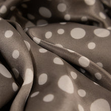 Load image into Gallery viewer, Spot Printed Satin Deadstock - Silver