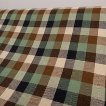 Load image into Gallery viewer, Yarn Dyed Cotton Plaid Deadstock - Sage, Brown & Navy