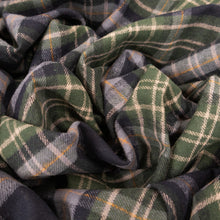 Load image into Gallery viewer, Brushed Cotton Plaid Deadstock - Grey, Bottle & Navy