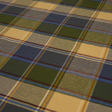 Load image into Gallery viewer, Brushed Cotton Plaid Deadstock - Lemon, Moss & Blue
