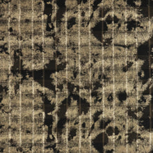 Load image into Gallery viewer, Bleach Effect Cotton Plaid Check - Nightshade Black