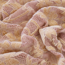 Load image into Gallery viewer, Floral Velvet Stretch Lace - Nude